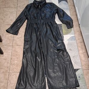 Fashion Nova Black Faux Leather Jacket